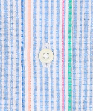 J.PRESS MEN 【Aero Weave】クールマックスサッカー ストライプ シャツ / B.D. サックスブルー系7