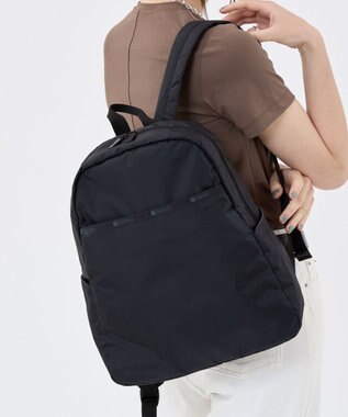 LeSportsac DAILY BACKPACK 【日本限定】リサイクルドブラックJP リサイクルドブラックJP