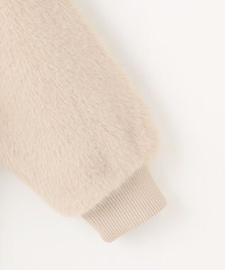 ANY ファーブルゾン ライトベージュ