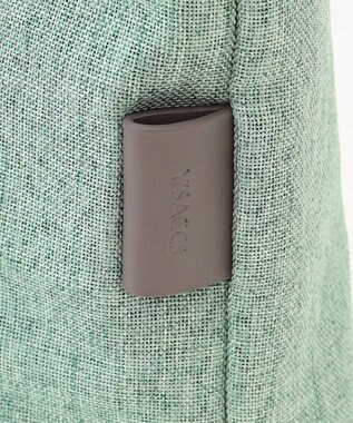 Y'SACCS リネンライク　イニシャルトート　Mサイズ ライトグリーン