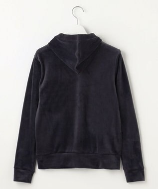 23区GOLF 【WOMEN】【ストレッチ】ベロアフーディ ネイビー系