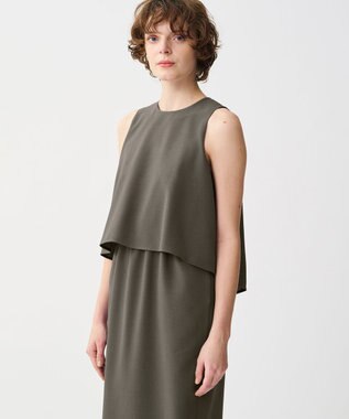 uncrave ウォッシャブルドライサップ ワンピース スレート