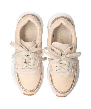 Bridget Birkin 【Bridget Birkin】ラメツイードコンビスニーカー ベージュコンビ