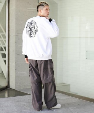 WEGO ヘビーウエイトファンシーロゴプルオーバー 柄1