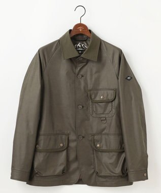JOSEPH ABBOUD MOUNTAIN 【ストレッチ】ヴィンテージワックスストレッチアウトドア ブルゾン カーキ系