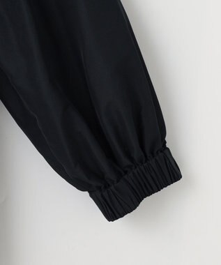 #Newans 【セレモニーにも】ラウンドフリルタフタブルゾン ネイビー