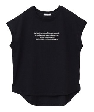 Green Parks ・ｓｗｉｎｇ　ｂｙ　フレンチスリーブ刺繍ＴＥＥ Off White