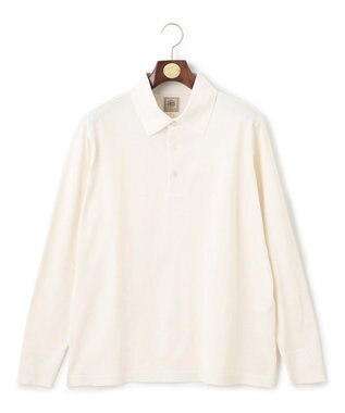 J.PRESS MEN 【きちんと感 × ニットのような柔らかな着心地】フレックスジャージ ポロシャツ アイボリー系