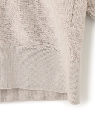 23区 【洗える】コットンアセテート カーディガン ベージュ系