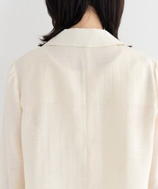 YECCA VECCA シアーテーラードジャケット Ivory