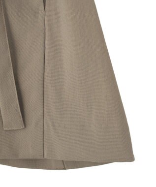 YECCA VECCA ドライタッチウエストベルトジレ Dark Beige