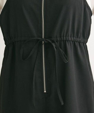 Green Parks ウエストリボンサロペット Black