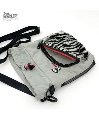 ROOTOTE 8410【スヌーピー】IP.ベビールー.ボア.ピーナッツ-9S 03：グレー