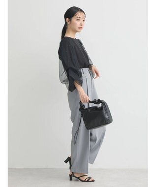 earth music&ecology キラキラストーンプルオーバー Black