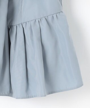 Feroux 【セットアップ対応・洗える】リボンタフタ ビスチェ カットソー ブルー系