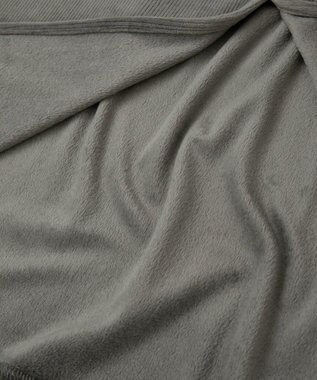 Green Parks ぽかぽか裏起毛ベロアＩラインスカート Charcoal Gray