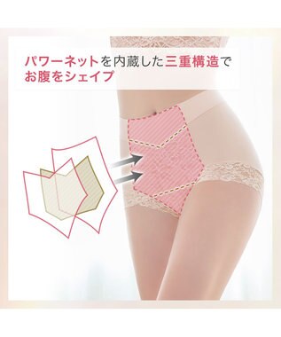 BRADELIS New York 【BRADELIS NewYork peace】ビューティフルヒップショーツ25 ブラデリス 選べるデザイン 補整下着 補正 深め ショーツ ローズベージュ