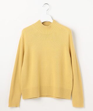 J.PRESS LADIES CASHBIT NEO ハイネック ニット イエロー系