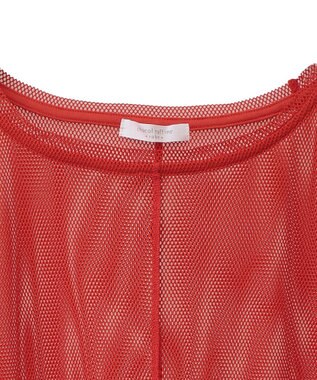 Green Parks メッシュカットプルオーバー Orange