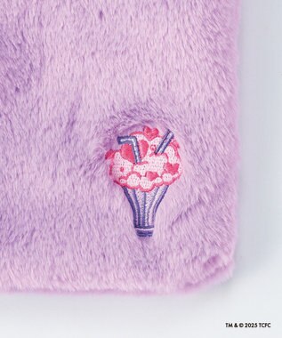 MOONBAT Care Bears(ケアベア) フェイクファーサコッシュ 手洗い可能 バッグ ライトパープル