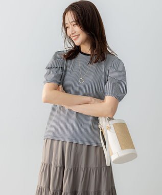 GIZAコットンタックスリーブ Tシャツ