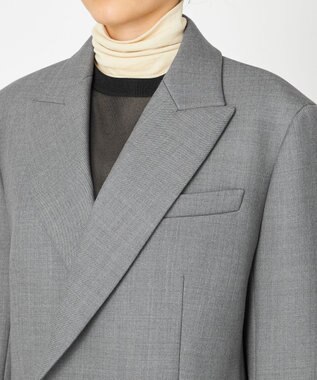 NAVE 【Nave】ボンディング オーバージャケット ライトグレー系