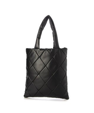 UNBILLION カシュカシュ cachecache / 合皮×ナイロンリバーシブルトート ブラック