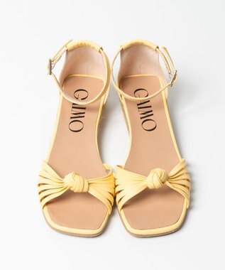 gaimo 【GAIMO/ガイモ】スクエアジュートサンダル イエロー