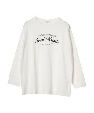 earth music&ecology Ｆｌｏｗｅｒ　グラフィックロンＴ A