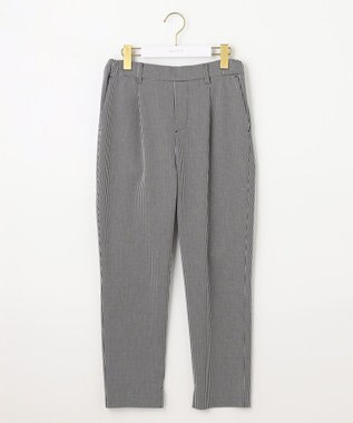 ANY SIS 【洗える】さらさらストレッチ テーパード パンツ ギンガムチェック