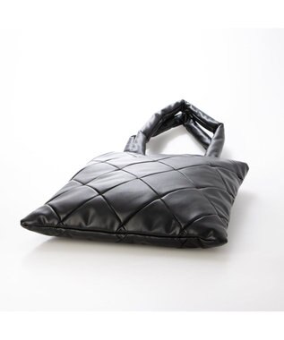 UNBILLION カシュカシュ cachecache / 合皮×ナイロンリバーシブルトート ブラック