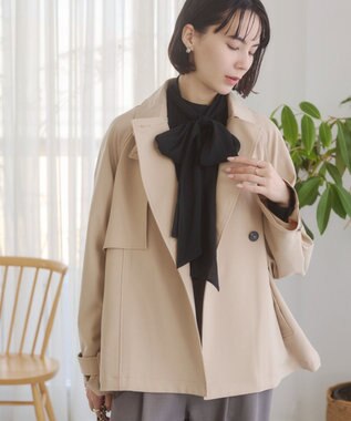 WEGO 【ANGIE VINTAGE】ショート トレンチコート ベージュ