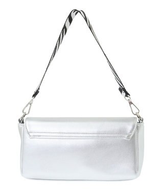 AMERICAN HOLIC 2WAY柄テープショルダーバッグ Silver