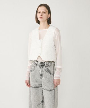 ツイードショートジレジャケット