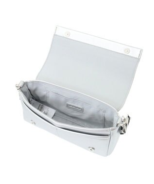 AMERICAN HOLIC 2WAY柄テープショルダーバッグ Silver