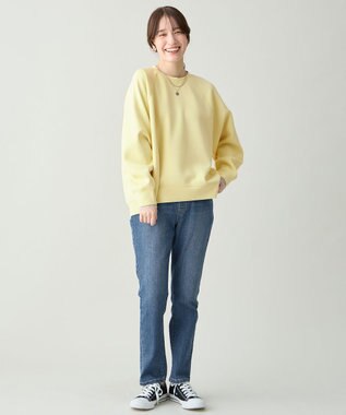 ANY ダンボールバックリブプルオーバー イエロー