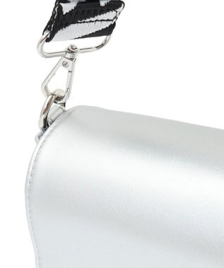 AMERICAN HOLIC 2WAY柄テープショルダーバッグ Silver