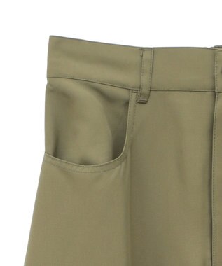 Green Parks ・ELENCARE DUE ハイブリットティアードスカート Khaki