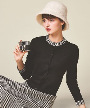 TOCCA ANGORA MIX BUCKET HAT アンゴラ混 バケットハット アイボリー系