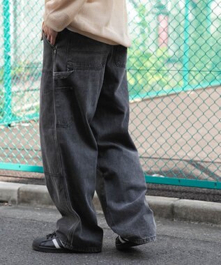 WEGO ワーカーズダブルニーパンツ ブラックその他