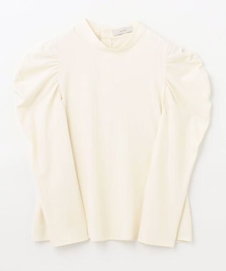 ANY タックボリュームブラウス アイボリー