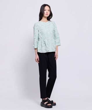 TOCCA FLOATING FLOWER ブラウス ライトグリーン系