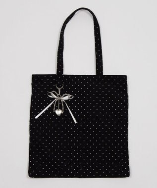 WEGO チャーム付きA4トートバッグ 柄2