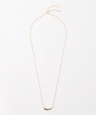 J.PRESS LADIES 【リバーシブル】エポバー ネックレス ケシゴールド×ベージュ系