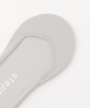 steppi 【抗菌防臭】パンプス用 フットカバー 丸穴タイプ ライトグレー系