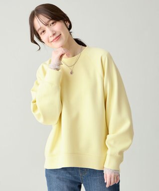 ANY ダンボールバックリブプルオーバー イエロー