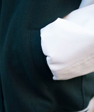 WEGO 2WAYフード付きビッグスタジャン ダークグリーン