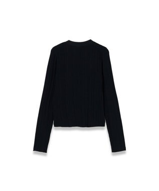 JOSEPH ニットプリッセ　カーディガン Black