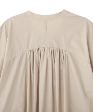 YECCA VECCA 【ORGABITS】5分袖スキッパーシャツ Beige