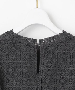 ANY SIS S 【洗える】ラッフルレース トップス スレート